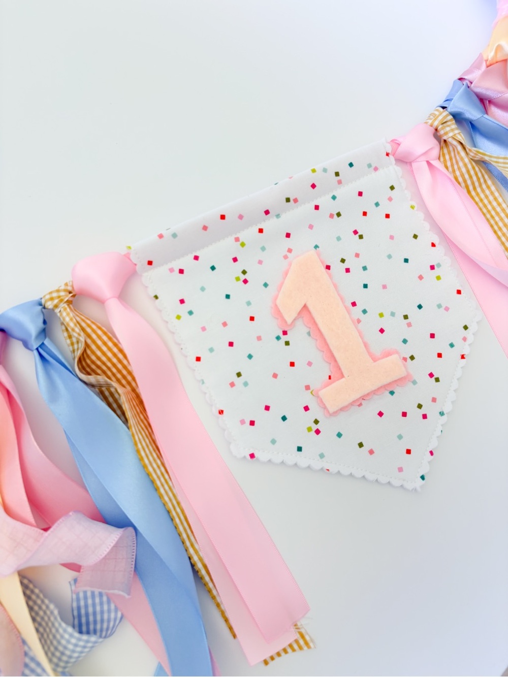 Fun to Be One high chair banner Price is Firm